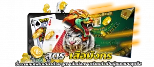 ชี้ชะตาเกมไพ่ใบเดียวด้วย สูตร เสือมังกร